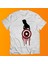 Kaptan Amerika Çift Baskılı %100 Pamuk Oversize T-Shirt Büyük Beden Tişört 3