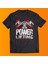 Power Lift Baskılı %100 Pamuk Oversize T-Shirt Büyük Beden Tişört 1