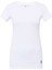 66002 Kadın Beyaz Kısa Kollu Yuvarlak Yaka T-Shirt 3