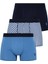 80256 Erkek Indigo-Lacivert-Indigo 3'lü Boxer 1