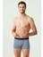 80256 Erkek Indigo-Lacivert-Indigo 3'lü Boxer 2