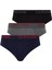 80436 Erkek Siyah Antrasit Lacivert 3'lü Slip 1