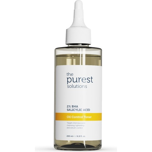 The Purest Solutions Bha %2 Oil Control Toner & Siyah Nokta Hedefli, Yağlanma, Gözenek Dengeleyici Tonik TPS208