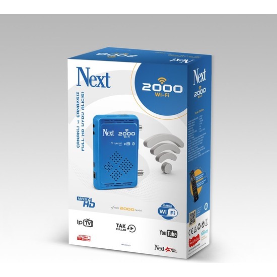 Next 2000 Wi-Fi HD Uydu Alıcısı