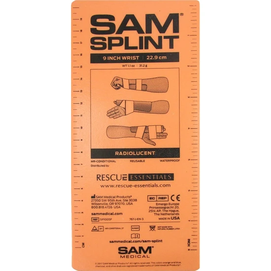 Sam Splint Kırık Ateli 9''