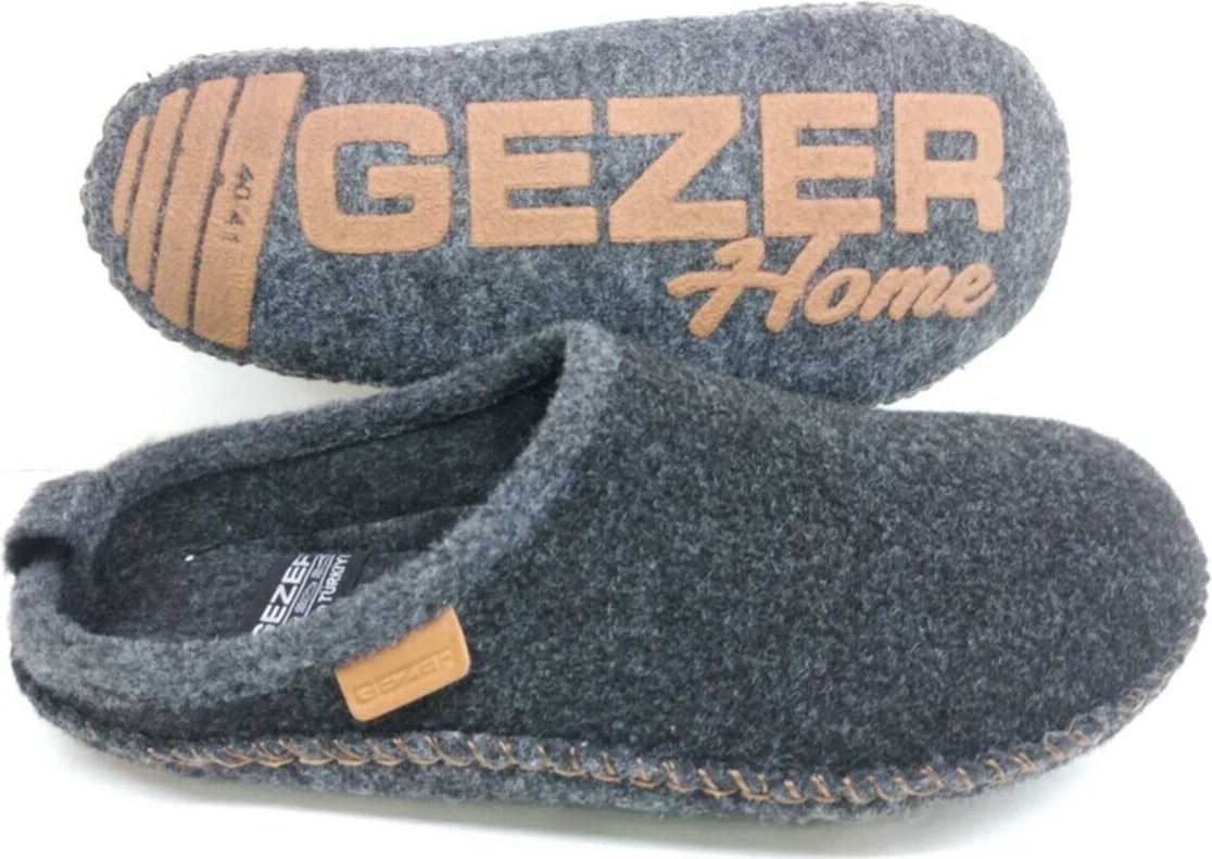 Gezer Erkek Rahat Taban Hafif ve Şık Keçe Ev Terliği