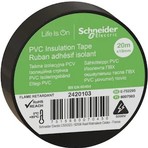 Schneider İzole Bandı PVC Malzeme ile Yalıtkan Özellikte 19 mm x 20 m 8 Adet