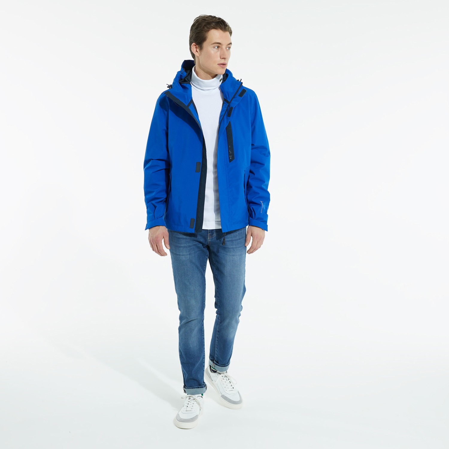 Nautica Erkek Saks Mavisi Su Geçirmez Yağmurluk J17560T.40P görsel 3