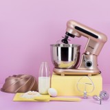 Emsan Bella Gusto Mini Golden Pink Stand Mikser Mutfak Şefi 800W 3,5 Lt