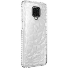 Case World Xiaomi Note 9 Pro Kapak Prizma Darbe Emici Arkası Şeffaf Silikon Kılıf - Beyaz