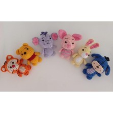 Oyuncak Park Winnie The Pooh Serisi Uyku Arkadaşları Amigurumi Organik Oyuncak 6lı