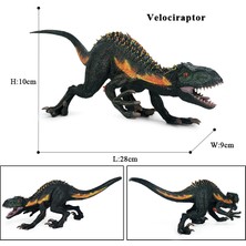 Sinley 2 Adet Jurassic Tyrannosaurus Raptor Model Oyuncak Hediye (Yurt Dışından)