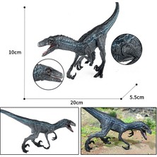 Sinley Jurassic Velociraptor Etçil Dinozor Model Oyuncak Hediye (Yurt Dışından)