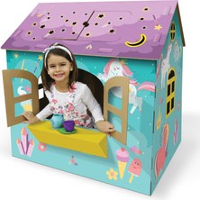 Arnas Toys 5036 Unicorn Dream House 3D Maket Karton Oyun Evi