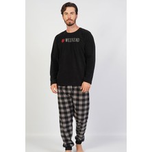 Gazaz Erkek Polar Pijama Takımı 18084