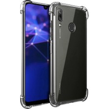 Huawei Y7 Prime 2019 Kılıf Şeffaf Airbag Antishock Silikon Kılıf Şeffaf