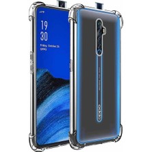 Bilişim Akademi Oppo Reno 2z Kılıf Şeffaf Airbag Antishock Silikon Kılıf Şeffaf