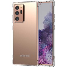 Samsung Galaxy Note 20 Ultra Kılıf Şeffaf Airbag Antishock Silikon Kılıf Şeffaf