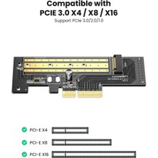 Ugreen PCIe 3.0 M.2 Nvme ve Ngff Okuyucu Adaptör Kartı