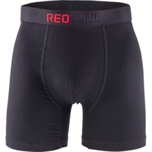 Redzone Erkek Siyah Bambu Lycra Boxer 6 Adet Rdz 7100183