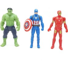 Hasbro Avengers Hulk & Iron Man & Kaptan Amerika Figür