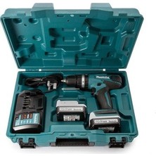 Makita HP347DWE3 14.4V 1.5 Ah Li-Ion Çift Akülü Şarjlı Darbeli Matkap Seti