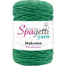 Spagettiyarn Benetton Yeşil Pamuk Makrome Ip