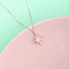Miavi Silver 925 Ayar Gümüş Kutup Yıldızı Kolye