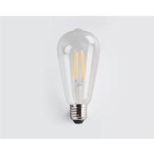 Cata CT-4353G 8W Edison  Dekoratif Rustik LED Ampul (St-64) Günışığı