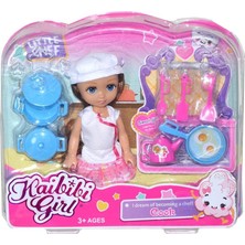 Kaibibi Girl Oyuncak Bebek Mutfak Aşçı Seti Cook Toys