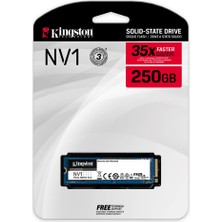 Kıngston Nv1 250GB (2100/1100MB/S) M.2 2280 SSD