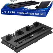 Comse Ps4 Slim Multi Fonksiyonel Fan ve Gamepad Şarjlı Stand Yh-15 Siyah