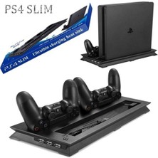 Comse Ps4 Slim Multi Fonksiyonel Fan ve Gamepad Şarjlı Stand Yh-15 Siyah