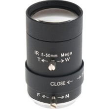 Prettyia 5MM-50MM 1/3 "f1.6 Manuel Iris Lens Cs Dağı Güvenlik Cctv Kamera Için (Yurt Dışından)