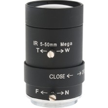 Prettyia 5MM-50MM 1/3 "f1.6 Manuel Iris Lens Cs Dağı Güvenlik Cctv Kamera Için (Yurt Dışından)