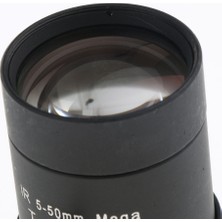 Prettyia 5MM-50MM 1/3 "f1.6 Manuel Iris Lens Cs Dağı Güvenlik Cctv Kamera Için (Yurt Dışından)