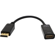 Prettyia Dp HDMI Ekran Portu Erkek HDMI Kadın Dönüştürücü Adaptörü USB Kablosu 1080 P (Yurt Dışından)