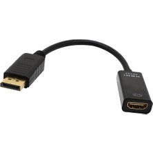 Prettyia Dp HDMI Ekran Portu Erkek HDMI Kadın Dönüştürücü Adaptörü USB Kablosu 1080 P (Yurt Dışından)