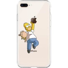 Tnr Apple iPhone Xs Için Simson Kılıf Yumuşak Karakter Ince Tasarım Şeffaf