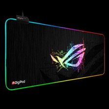 Digipod Rgb Oyuncu Mousepad Rgb Gaming Oyuncu Mouse Pad Kaymaz Taban 70 x 30 4mm Kalınlık