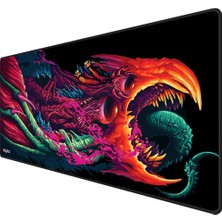 Digipod Gaming Mousepad Oyuncu Mouse Pad 90X40 Xxl Büyük Oyuncu Mousepad Kaymaz Taban Dikişli 4mm Kalınlık