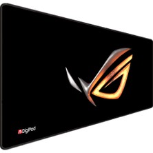 Digipod Gaming Mousepad Oyuncu Mouse Pad 90X40 Xxl Büyük Oyuncu Mousepad Kaymaz Taban Dikişli 4mm Kalınlık