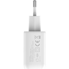 Bix BX-PD25TA 25W Pd Hızlı Şarj Adaptörü + Type-C’den Type-C’ye Kablo.