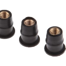 Homyl 50 x Motosiklet Ön Cam Cıvata Seti Kauçuk Kuyu Somun M5 (Yurt Dışından)