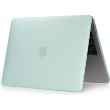 Arabulalaca Apple MACBOOK Pro 13' 2020 A2159 A2289 A2251 Hardcase Kapak Kılıf - Su Yeşili