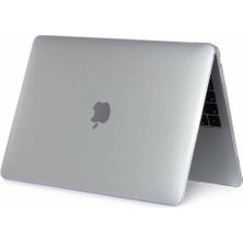 Arabulalaca Apple MACBOOK Air 13' 2020 A2337 M1 Işlemcili Hardcase Kapak Kılıf - Parlak Şeffaf