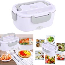 Prettyia 2-In-1 Çift Kullanımlı Elektrikli Öğle Yemeği Kutusu Taşınabilir 12 V 1.5l Isıtmalı Gıda Konteyner (Yurt Dışından)