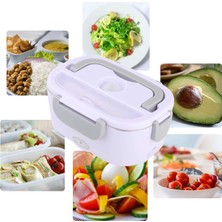 Prettyia 2-In-1 Çift Kullanımlı Elektrikli Öğle Yemeği Kutusu Taşınabilir 12 V 1.5l Isıtmalı Gıda Konteyner (Yurt Dışından)