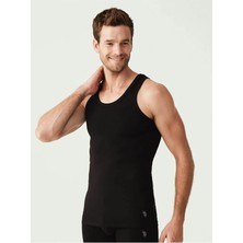 U.S. Polo Assn. 80188 Erkek 2'li Siyah Atlet