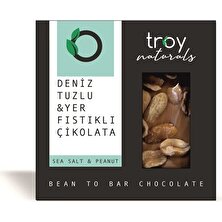 Troy Naturals Deniz Tuzlu &amp; Yer Fıstıklı Çikolata